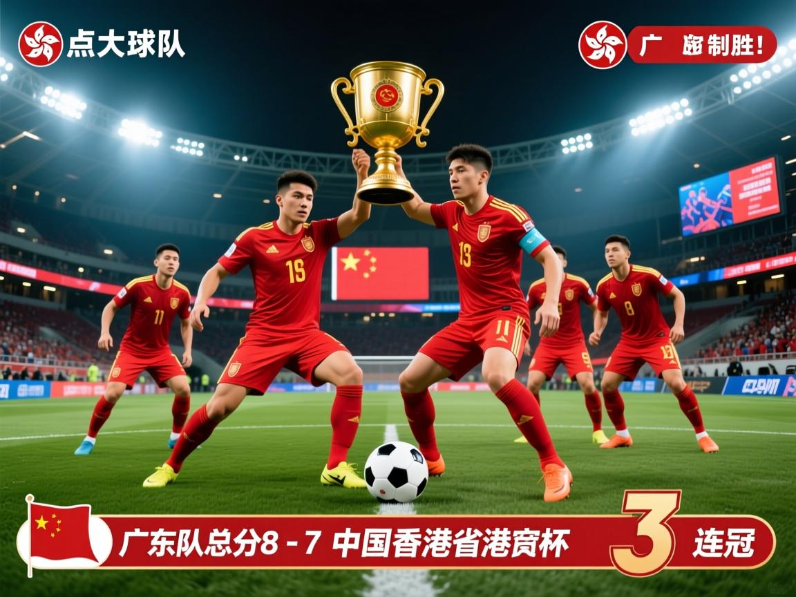 点球大战制胜!广东队总分8-7中国香港省港杯3连冠 第2张